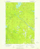 Witch Lake NE Michigan Historical topographic map, 1:24000 scale, 7.5 X 7.5 Minute, Year 1955