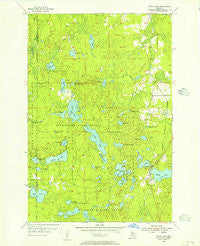 Witch Lake Michigan Historical topographic map, 1:24000 scale, 7.5 X 7.5 Minute, Year 1955