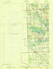 Wixom Michigan Historical topographic map, 1:24000 scale, 7.5 X 7.5 Minute, Year 1945