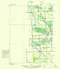 Wixom Michigan Historical topographic map, 1:31680 scale, 7.5 X 7.5 Minute, Year 1936
