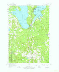Wolverine Michigan Historical topographic map, 1:62500 scale, 15 X 15 Minute, Year 1957