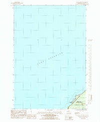 Wood Island SE Michigan Historical topographic map, 1:24000 scale, 7.5 X 7.5 Minute, Year 1984