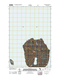 Wood Island Michigan Historical topographic map, 1:24000 scale, 7.5 X 7.5 Minute, Year 2012