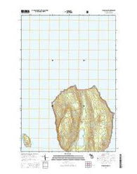 Wood Island Michigan Historical topographic map, 1:24000 scale, 7.5 X 7.5 Minute, Year 2014