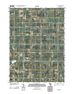 Woodbury Michigan Historical topographic map, 1:24000 scale, 7.5 X 7.5 Minute, Year 2011