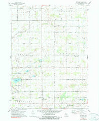 Woodbury Michigan Historical topographic map, 1:24000 scale, 7.5 X 7.5 Minute, Year 1978