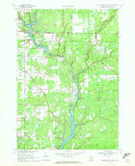 Wooden Shoe Village Michigan Historical topographic map, 1:24000 scale, 7.5 X 7.5 Minute, Year 1969