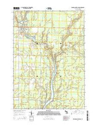 Wooden Shoe Village Michigan Historical topographic map, 1:24000 scale, 7.5 X 7.5 Minute, Year 2014