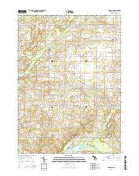 Woodland Michigan Historical topographic map, 1:24000 scale, 7.5 X 7.5 Minute, Year 2014