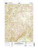 Woodland Michigan Current topographic map, 1:24000 scale, 7.5 X 7.5 Minute, Year 2016