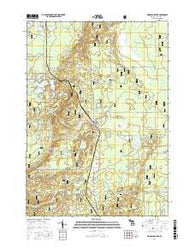 Woodland Park Michigan Current topographic map, 1:24000 scale, 7.5 X 7.5 Minute, Year 2017