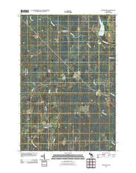 Woodlawn Michigan Historical topographic map, 1:24000 scale, 7.5 X 7.5 Minute, Year 2011