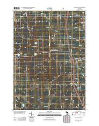 Woodville NE Michigan Historical topographic map, 1:24000 scale, 7.5 X 7.5 Minute, Year 2012