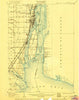 Wyandotte Michigan Historical topographic map, 1:62500 scale, 15 X 15 Minute, Year 1906