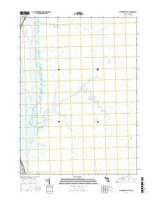 Wyandotte OE E Michigan Current topographic map, 1:24000 scale, 7.5 X 7.5 Minute, Year 2017