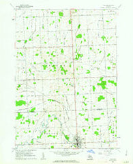 Yale Michigan Historical topographic map, 1:24000 scale, 7.5 X 7.5 Minute, Year 1961