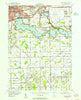 Ypsilanti East Michigan Historical topographic map, 1:24000 scale, 7.5 X 7.5 Minute, Year 1953