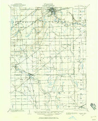 Ypsilanti Michigan Historical topographic map, 1:62500 scale, 15 X 15 Minute, Year 1902