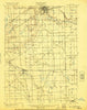 Ypsilanti Michigan Historical topographic map, 1:62500 scale, 15 X 15 Minute, Year 1906
