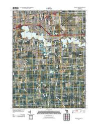 Ypsilanti East Michigan Historical topographic map, 1:24000 scale, 7.5 X 7.5 Minute, Year 2011