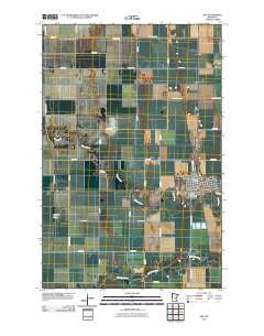 Ada Minnesota Historical topographic map, 1:24000 scale, 7.5 X 7.5 Minute, Year 2010