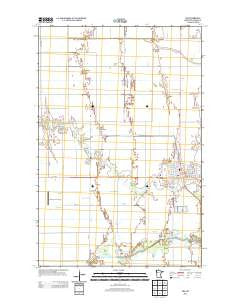 Ada Minnesota Historical topographic map, 1:24000 scale, 7.5 X 7.5 Minute, Year 2013