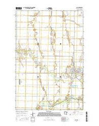 Ada Minnesota Current topographic map, 1:24000 scale, 7.5 X 7.5 Minute, Year 2016