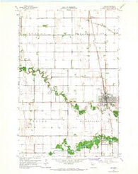 Ada Minnesota Historical topographic map, 1:24000 scale, 7.5 X 7.5 Minute, Year 1965