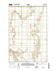 Ada NW Minnesota Current topographic map, 1:24000 scale, 7.5 X 7.5 Minute, Year 2016