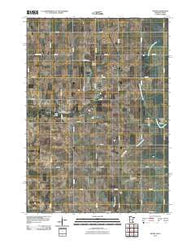 Adams Minnesota Historical topographic map, 1:24000 scale, 7.5 X 7.5 Minute, Year 2010