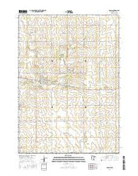 Adams Minnesota Current topographic map, 1:24000 scale, 7.5 X 7.5 Minute, Year 2016