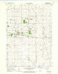 Adams Minnesota Historical topographic map, 1:24000 scale, 7.5 X 7.5 Minute, Year 1965