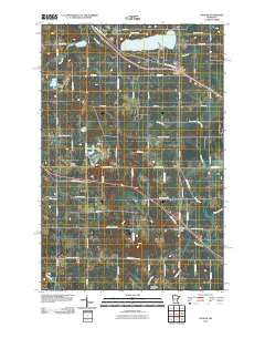 Adolph Minnesota Historical topographic map, 1:24000 scale, 7.5 X 7.5 Minute, Year 2010