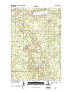 Adolph Minnesota Historical topographic map, 1:24000 scale, 7.5 X 7.5 Minute, Year 2013