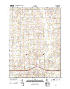 Adrian Minnesota Historical topographic map, 1:24000 scale, 7.5 X 7.5 Minute, Year 2013