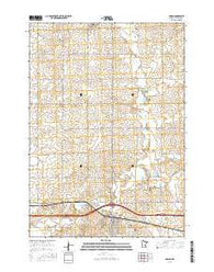 Adrian Minnesota Current topographic map, 1:24000 scale, 7.5 X 7.5 Minute, Year 2016