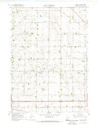 Adrian NE Minnesota Historical topographic map, 1:24000 scale, 7.5 X 7.5 Minute, Year 1967