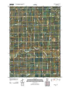 Adrian NE Minnesota Historical topographic map, 1:24000 scale, 7.5 X 7.5 Minute, Year 2010