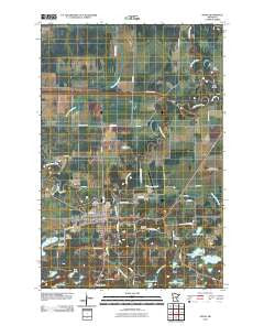 Aitkin Minnesota Historical topographic map, 1:24000 scale, 7.5 X 7.5 Minute, Year 2010