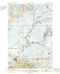 Aitkin Minnesota Historical topographic map, 1:62500 scale, 15 X 15 Minute, Year 1915