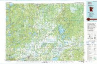 Aitkin Minnesota Historical topographic map, 1:100000 scale, 30 X 60 Minute, Year 1994