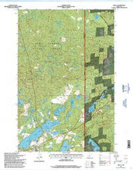 Akeley Minnesota Historical topographic map, 1:24000 scale, 7.5 X 7.5 Minute, Year 1996