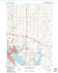 Albert Lea East Minnesota Historical topographic map, 1:24000 scale, 7.5 X 7.5 Minute, Year 1982