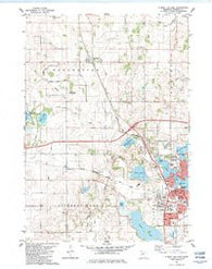 Albert Lea West Minnesota Historical topographic map, 1:24000 scale, 7.5 X 7.5 Minute, Year 1982