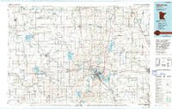 Albert Lea Minnesota Historical topographic map, 1:100000 scale, 30 X 60 Minute, Year 1985