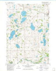 Albion Center Minnesota Historical topographic map, 1:24000 scale, 7.5 X 7.5 Minute, Year 1982