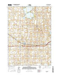 Alden Minnesota Current topographic map, 1:24000 scale, 7.5 X 7.5 Minute, Year 2016