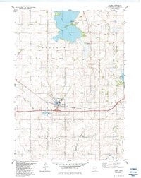 Alden Minnesota Historical topographic map, 1:24000 scale, 7.5 X 7.5 Minute, Year 1982