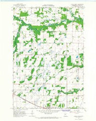 Aldrich North Minnesota Historical topographic map, 1:24000 scale, 7.5 X 7.5 Minute, Year 1966