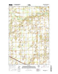 Aldrich North Minnesota Current topographic map, 1:24000 scale, 7.5 X 7.5 Minute, Year 2016